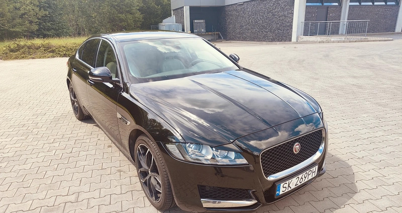 Jaguar XF cena 110000 przebieg: 90000, rok produkcji 2017 z Bytom małe 211